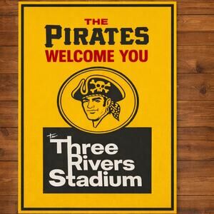 Welcome To Three Rivers Stadium Sign Pittsburgh Pennsylvania